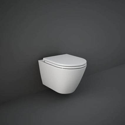 Λεκάνη Κρεμαστή Feeling White Matt Rimless  Rak Ceramics